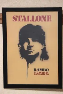 ジョン・ランボー　シルヴェスター・スタローン　ポスター