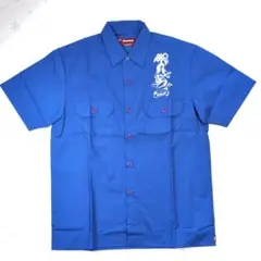 H&S ワークシャツ Msize S/S BLUE 未使用 ハイド&シーク
