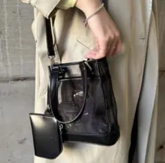 Moussy　ノベルティ　メッシュ　ショルダーバッグ　ポーチ