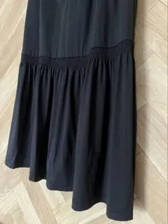 ✨新品未使用✨PUPULAシャーリングロングスカート　BLACK 38