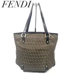 FENDI フェンディ ズッキーノ トートバッグ 金具 ワンショルダーバッグ