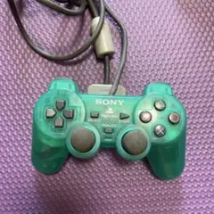 SONY PlayStation 2 コントローラー クリアグリーン