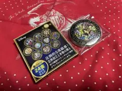 ディズニー 金バッジ 24金 缶バッジ ミッキー＆フレンズ