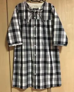 チェックワンピース