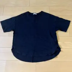 グローバルワーク　なめらかタッチラウンドチュニック