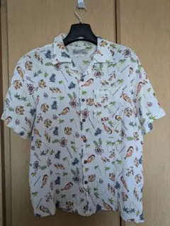 半袖シャツ ギタープリント　men's　Lサイズ