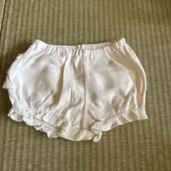 beb♡女の子用♡オムツ隠し ホワイト フリル付きパンツ