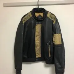 【希少】KADOYA　レザージャケット　ニューコンセプター　ライナー付き 希少 カドヤ KADOYA ニューコンセプター レザージャケット L