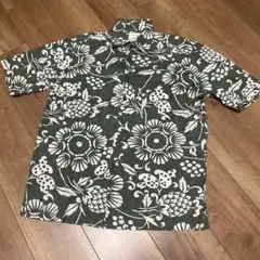 252 KAHALA アロハシャツ 半袖 グリーン
