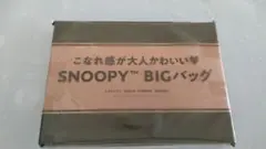 SNOOPY　ビッグバッグ　レタスクラブ2024年12月増刊号別添付録
