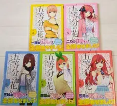 五等分の花嫁 キャラクターブック【帯あり】 全5巻セット