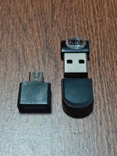 128GB USBメモリ （マイクロB変換付）