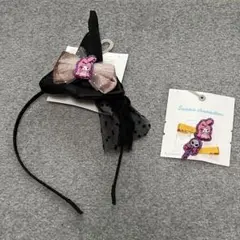 マイメロ　ハロウィン　ピン•カチューシャ セット