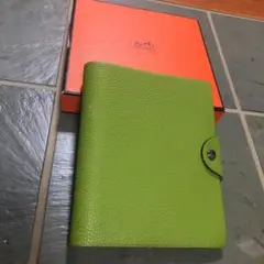HERMES ユリス PM 手帳(レフィル付)ライム 未使用品