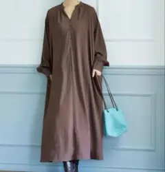 ITEMS URBAN RESEARCH ラグランワンピース　別ブランド着用写真