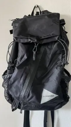 and wander アンドワンダー リュック バッグパック ブラック