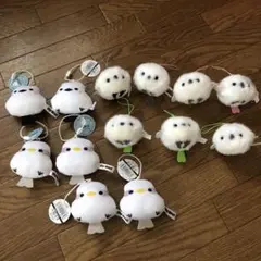 新品 13点 シマエナガ マスコット ぬいぐるみ キーホルダー