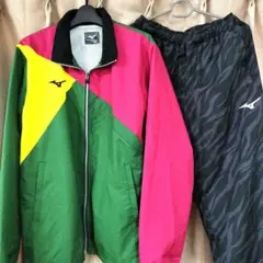 Mizuno カラーブロック ジャケットL &パンツ Mセット