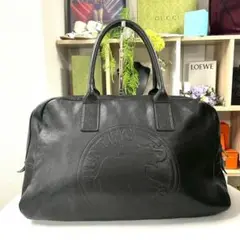 美品 HUNTING WORLD オールレザー ボストンバッグ