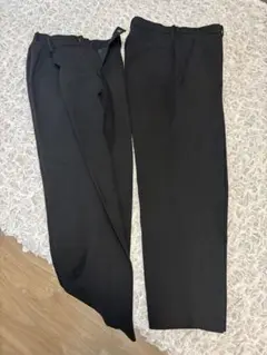 UNIQLO スマートアンクルパンツ　ブラック　黒　Lサイズ　２本セット
