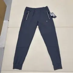 メンズジョガーパンツ スウェットパンツ L ダークグレー　ジッパーポケット付き