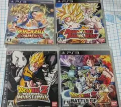 ドラゴンボールZバトルオブZ+バーストリミット+アルティメット+レイジング 4本