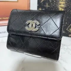 CHANEL シャネル ココボタン 折り財布 コンパクトウォレット ミニ財布