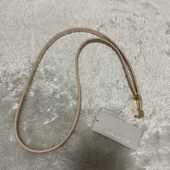 【新品】オペークドットクリップ　ベルト　ベージュ