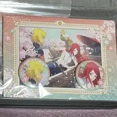 NARUTO ナルト 疾風伝 2023 Spring 缶バッジ ミナト クシナ