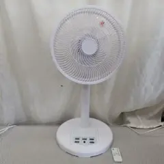 5140 訳有リビングファン　扇風機 首振り　リモコン式　入切タイマー