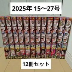 週刊少年ジャンプ 2025 12冊セット まとめ売り 応募券無し