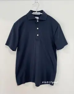 【M/ネイビー】gim アメリカンシーアイランドコットン ポロシャツ 夏服