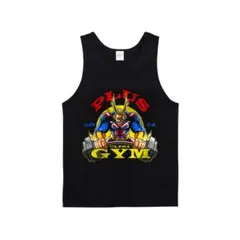 【タンクトップ】　PULS ULTRA GYM　オールマイト　ヒロアカ　BK M