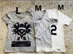 150㎝〜　3枚セット　七分袖カットソー1枚（イーストボーイ）＋半袖Tシャツ2枚