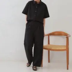 オペークドットクリップ opaque.clip レディース オールインワン 黒