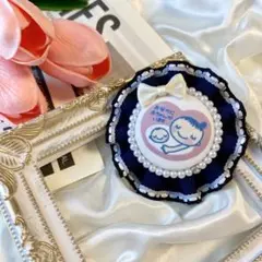 ♡両面♡マタニティロゼット︎ ✧ネイビー【現品】