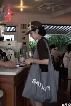 SATISFY Running tote bag トートバッグ グレー