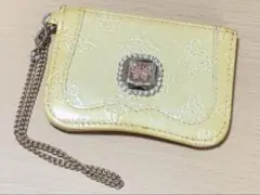 ANNA SUI アナスイ パスケース ピンク バタフライ柄