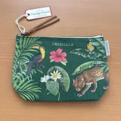 CAVALLINI カバリーニ　コットンポーチ　トロピカル