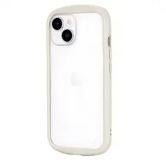 【新品】iPhone 15/14用 耐衝撃ハイブリッドケース ミルクホワイト　a