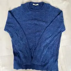 JOURNAL STANDARD ダークブルー ニット L
