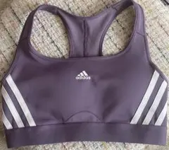 adidas パープル スポーツブラ Mサイズ