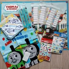 プラレール　トーマス　タオル　歯ブラシケース　マスク　名前シール　ポスター
