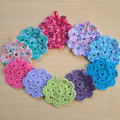 花10枚❣️アクリルたわし