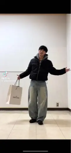 よしGU着用‼️ 【Snap club】 ビッグシルエットカラー中綿ジャケット