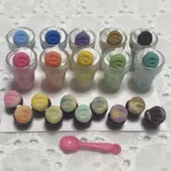 ♡ミニチュアカラフルスイーツセットNo.35