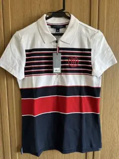 TOMMY HILFIGER ストライプ ポロシャツ XS