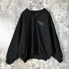 ナイロンプルオーバー オーバーサイズ スウェット ゆるダボビッグシルエット 古着