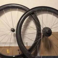 のむラボ2号　カーボンホイール　チューブラー　フロントリアセット のむラボ 2.5号 カーボンチューブラーホイール リア - メルカリ