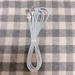 急速充電 lightningケーブル　2m シルバー　１本